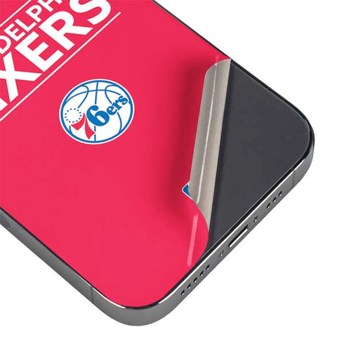NBA Philadelphia 76ers Standard - Red iPhone 16e Skin